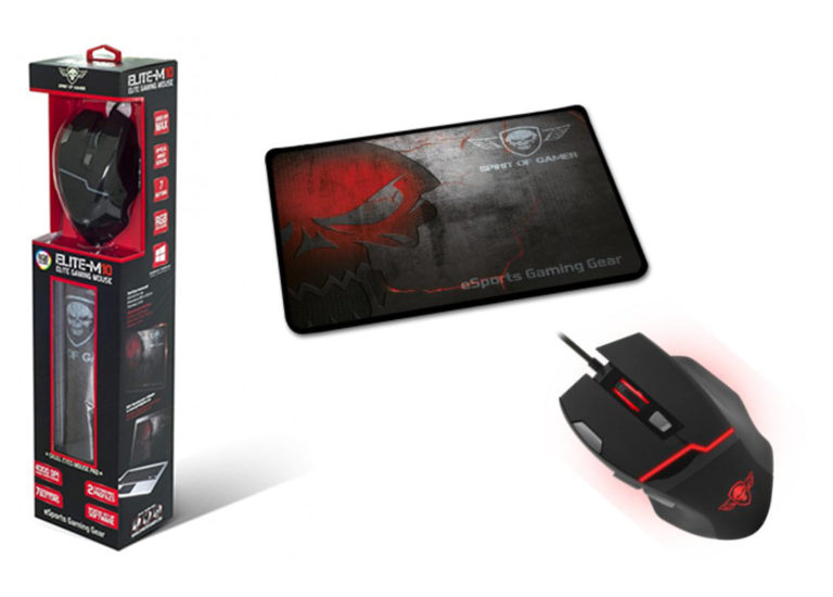 Souris Spirit Of Gamer Elite-M10+Tapis