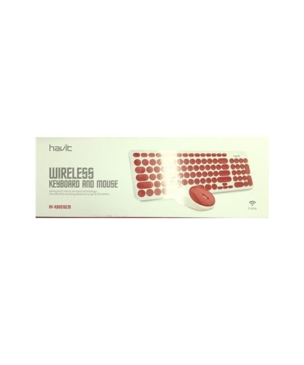 Kit Clavier + Souris Sans Fil Havit Hv-Kb601gcm