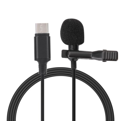 Mini Clip On Mic Type-C Audio Interface Lavalier Microphone