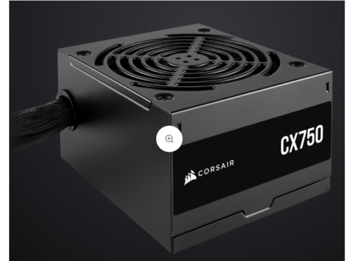 Alimentation Corsair CX Series CX750 – 750 Watt 80 PLUS Bronze