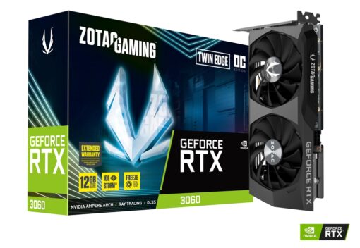 Carte Graphique RTX 3060 12GB Zotac Twin Edge OC Edition