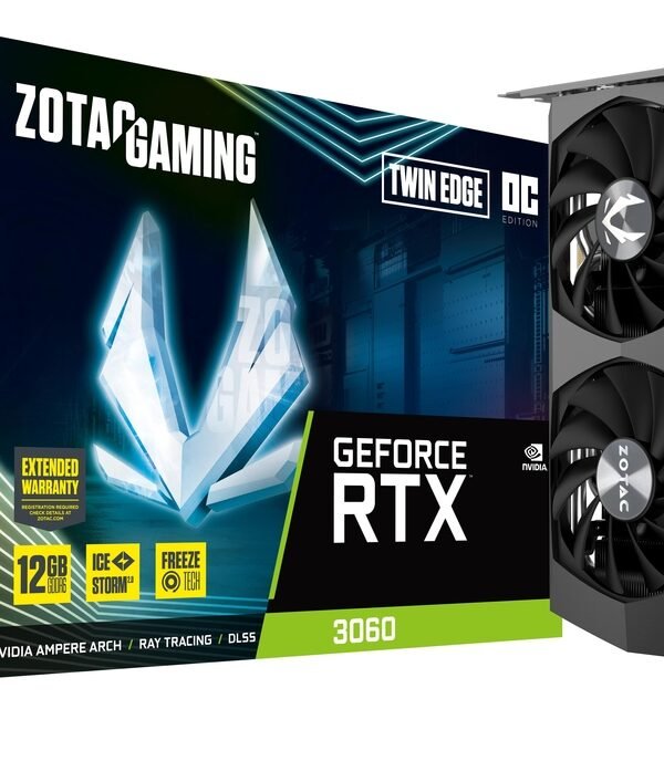 Carte Graphique RTX 3060 12GB Zotac Twin Edge OC Edition
