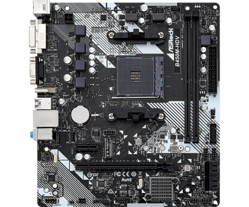 Carte mère B450M-HDV Asrock – Image 3