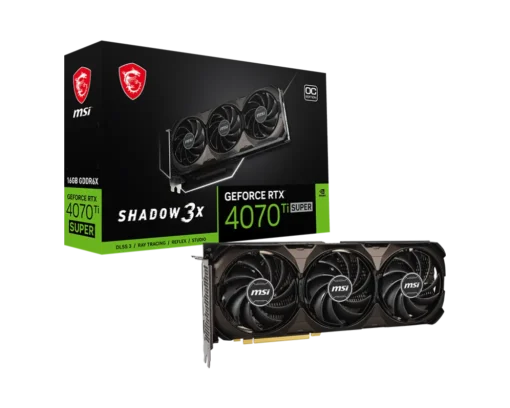 Carte Graphique Rtx 4070 ti super MSI shadow 3x