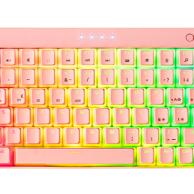 CLAVIER GAMING PREMIUM Mars Gaming MKCLOUD Pink