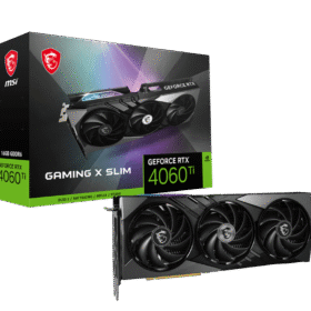 Carte graphique MSI RTX 4060TI 16GB Gaming X Slim