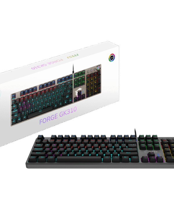 Clavier mécanique MSI FORGE GK310 - RED SWITCHES