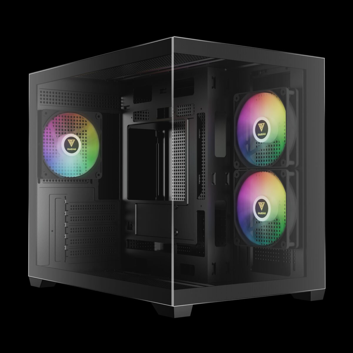CASE GAMDIAS AURA GC10M ARGB: Compact Micro-ATX - Image 1