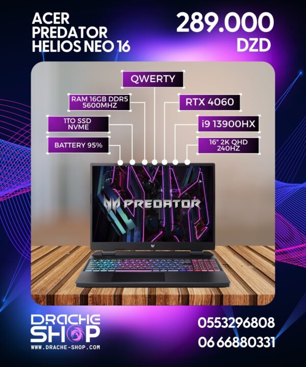 Acer Predator Helios Neo 16 USED