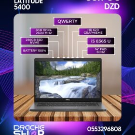 Dell latitude 5400  I5 8365U RAM 8 SSD 256 GO USED