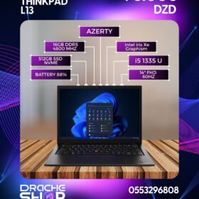 lenovo thinkpad L13 I5 1335U RAM 16 DDR5 SSD 512 USED