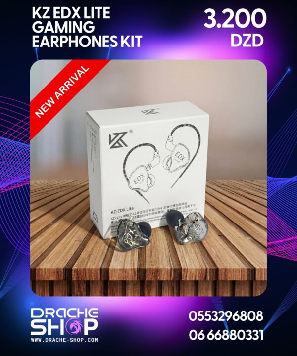KZ EDX Lite Gaming Earphones Kit