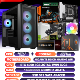 CONFIG R5 7500F+RTX5060 ZOTAC