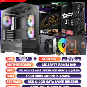 CONFIG Ryzen 5 7500F+ RX 6800XT 16GO (GPU USED)