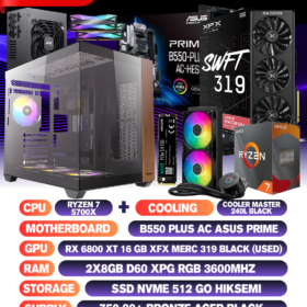 CONFIG Ryzen 7 5700X+RX 6800XT 16GO (GPU USED)