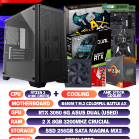 CONFIG Ryzen 3 4100+RTX 3050 6GO USED