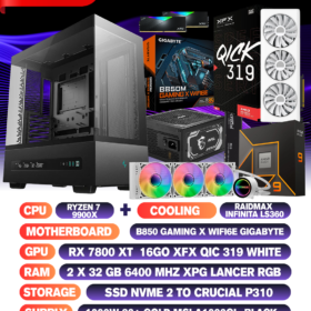 CONFIG Ryzen 7 9900X+Rx 7800xt  16Go