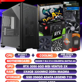 CONFIG RYZEN5 5500+ RTX 3050 6GO