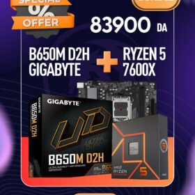 BUNDEL CPU RYZEN 5 7600X +B650m d2h Gigabyte