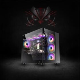 HYBROK TITAN EVO Mid-Tower Case – 7 ARGB Fans