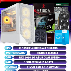 CONFIG I3 13100F+ RTX 3050 6GO USED