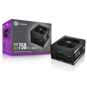 Cooler Master MWE Gold 750-V2 Power Supply | 80 Plus Gold 750W Fully Modular